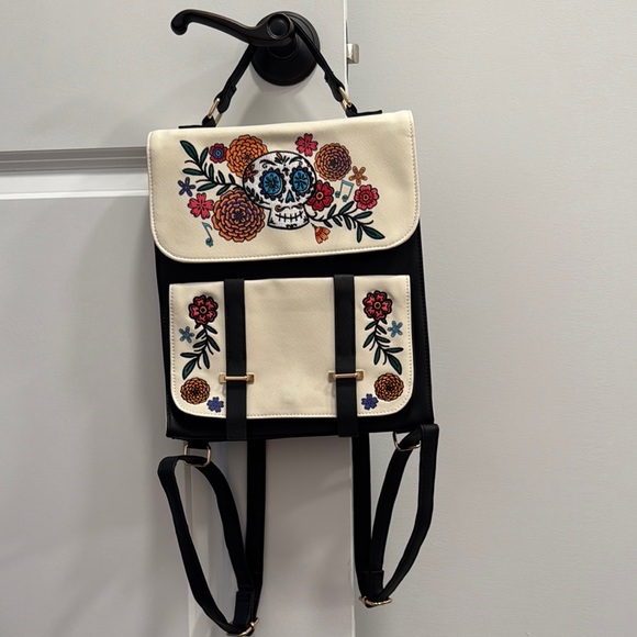 Disney Handbags - Disney Coco Mini Backpack purse bag skull